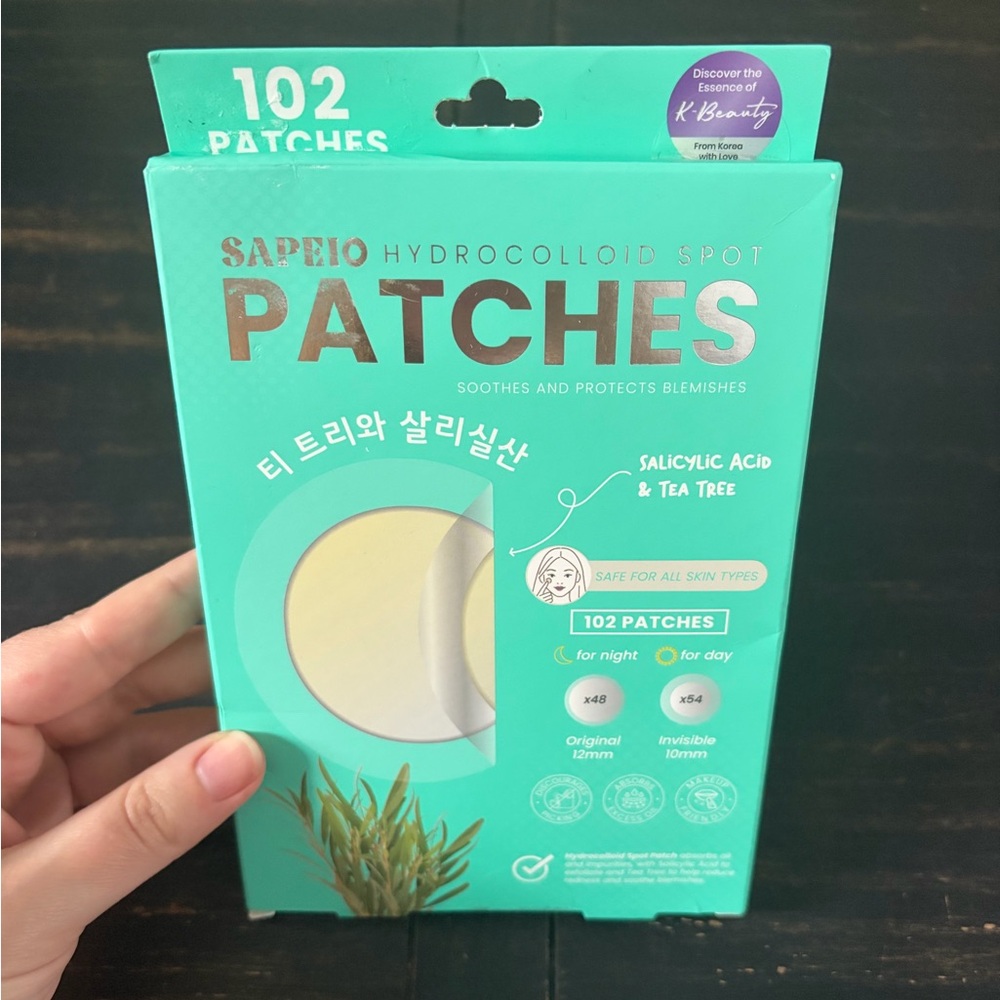 Sapeio Hydrocolloid Patches - 102 count